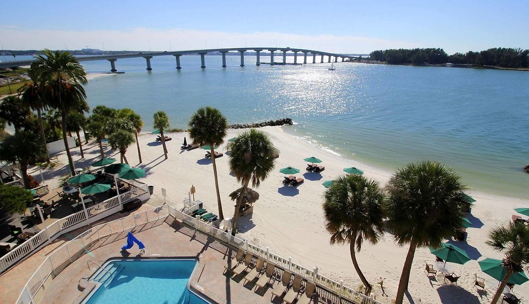 Bridge that connects Sand Key to Clearwater Beach FL